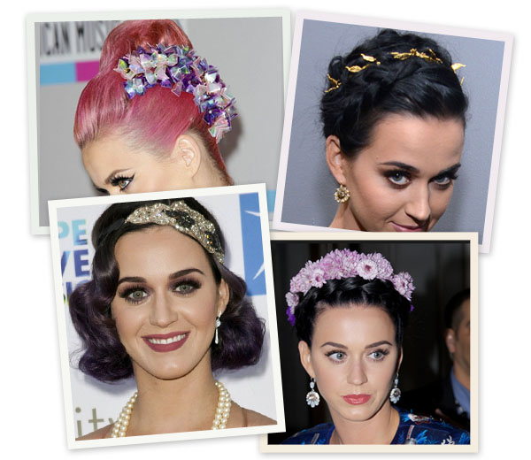 Kapsel inspiratie: de haaraccessoires van Katy Perry