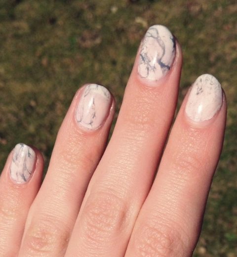 How to: marmer nail art