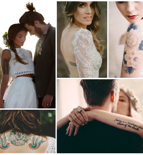 Pinspiration: ideeën voor tattoo bruidjes