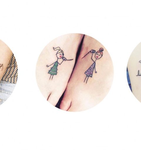20 originele tatoeages voor zussen
