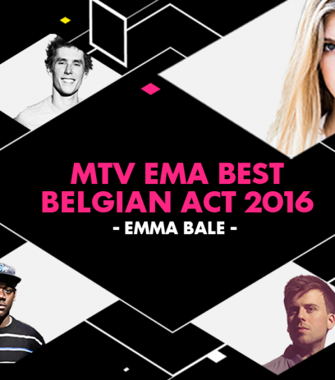 Emma Bale wint de MTV EMA award voor Best Belgian Act 2016!