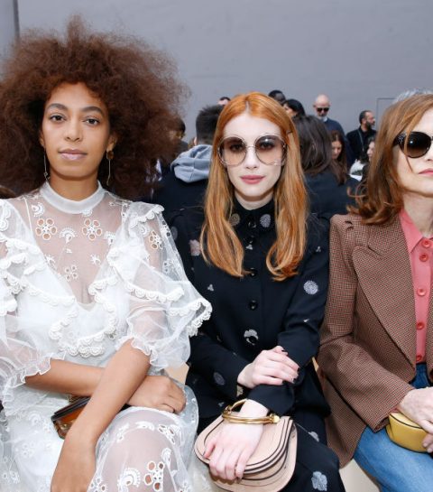 In beeld: celebs front row op Paris Fashion Week