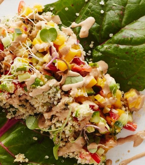 Easy Vegan Challenge: Quinoa wraps met Mango-Avocadosalsa