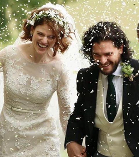 Hoera: Jon Snow en Ygritte stappen in het huwelijksbootje