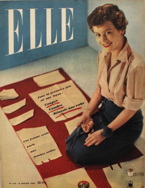 ELLE france, janvier 1950