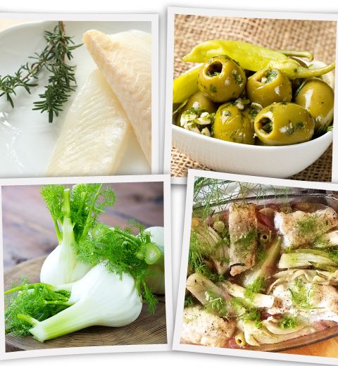 Loup de mer au fenouil braisé