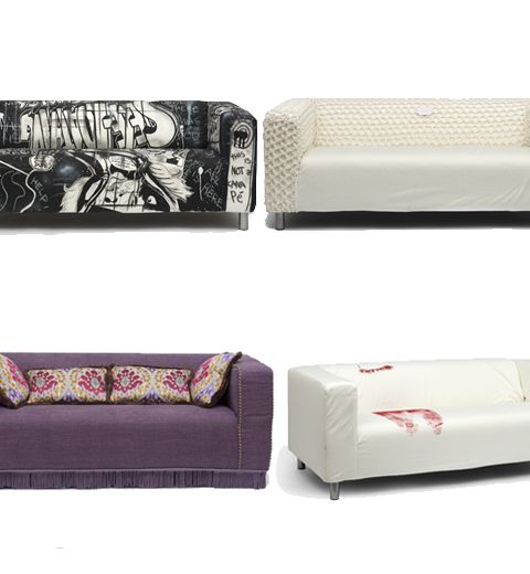 Cinq designers belges revisitent le canapé d’Ikea
