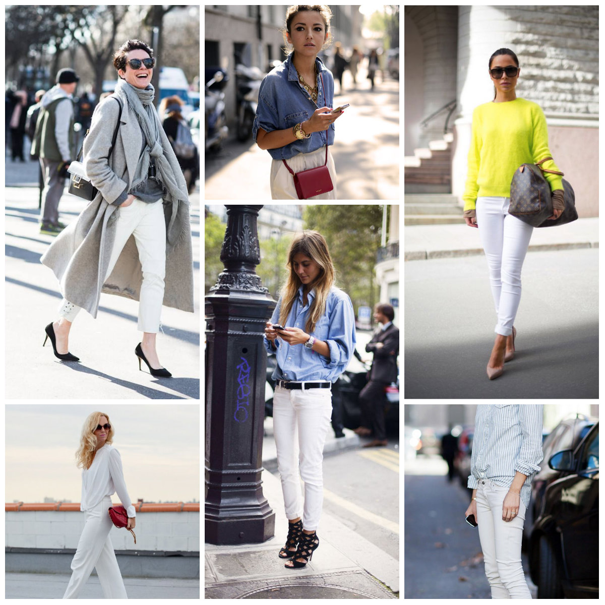 20 façons de porter le pantalon blanc