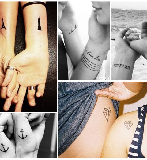 25 idées de tattoos à faire à deux
