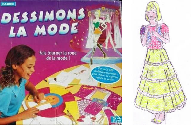 Dessinons la Mode - Jeu MB 1981