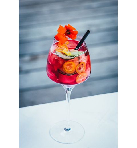 Cocktail d’été : cranberry cassis et gingembre