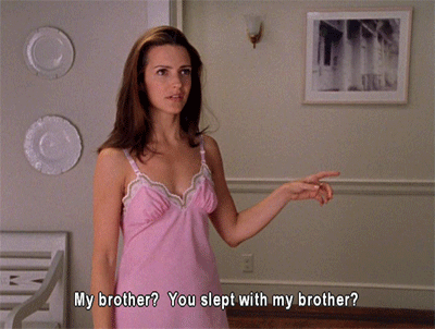Charlotte York "You slept with my brother" scene