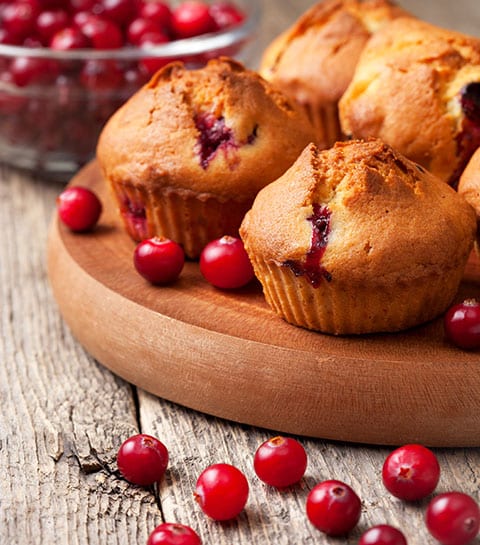 muffins cranberries