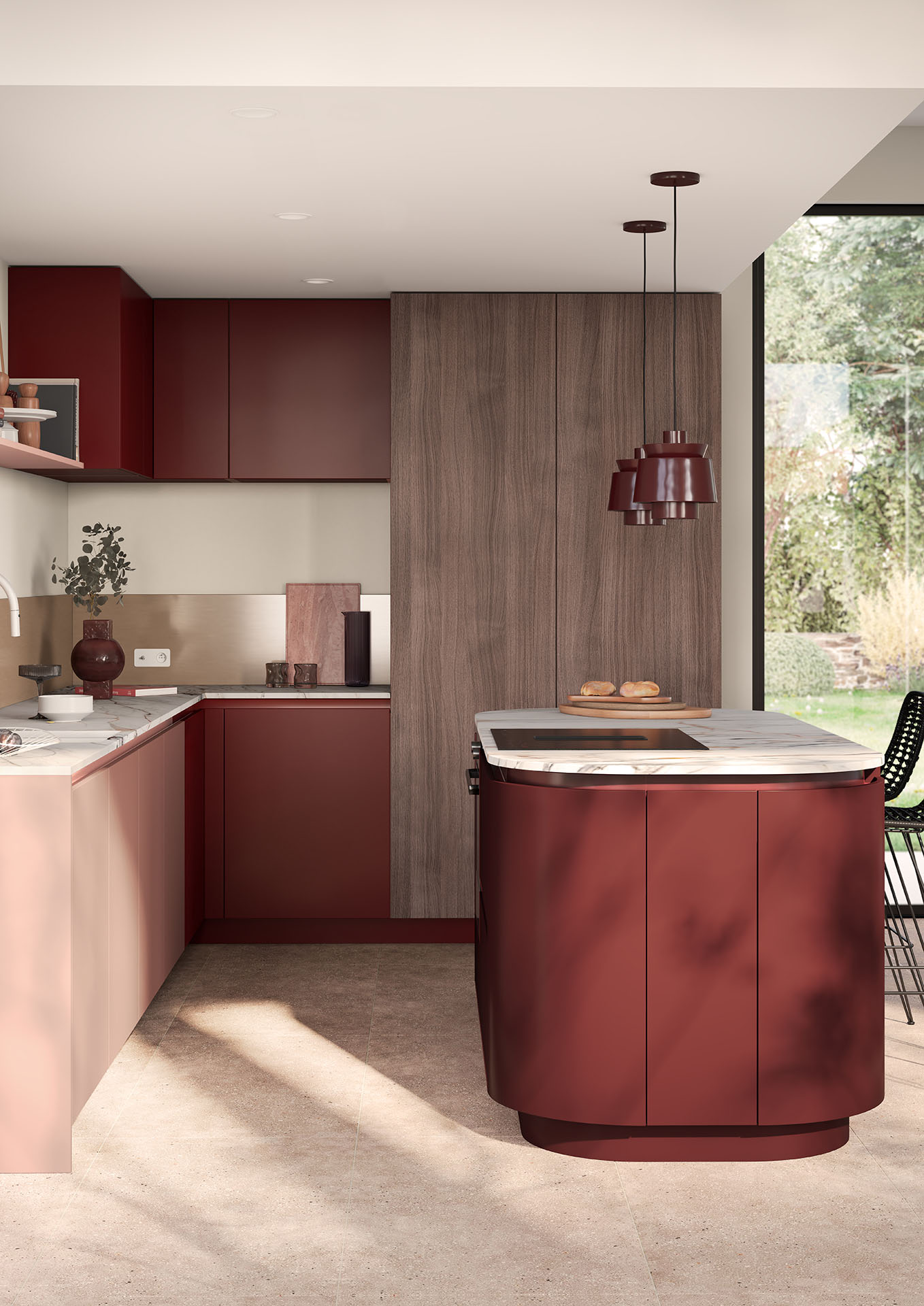Couleur dans la cuisine ? L'experte en design Kelly Claessens montre ...