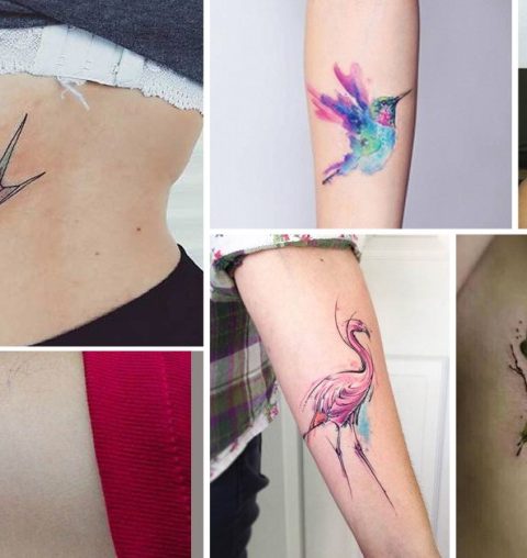 Tendance: les tatouages aquarelle