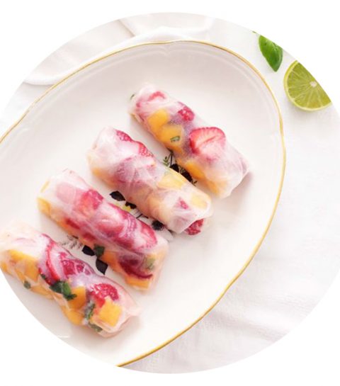 Recette: le rouleau de printemps aux fruits