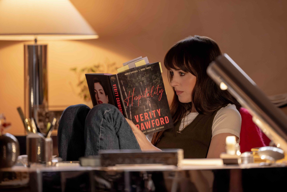 Dakota Johnson stars as Lowen Ashleigh in director Michael Showalter's VERITY, from Amazon MGM Studios.