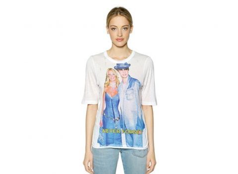 Le t-shirt Filles à Papa avec Britney et Justin