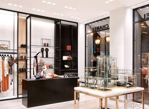 Réouverture de la boutique Chanel à Bruxelles