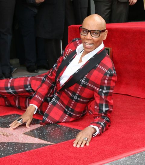 RuPaul: le premier drag queen qui s’est vu attribuer son étoile sur Hollywood Boulevard