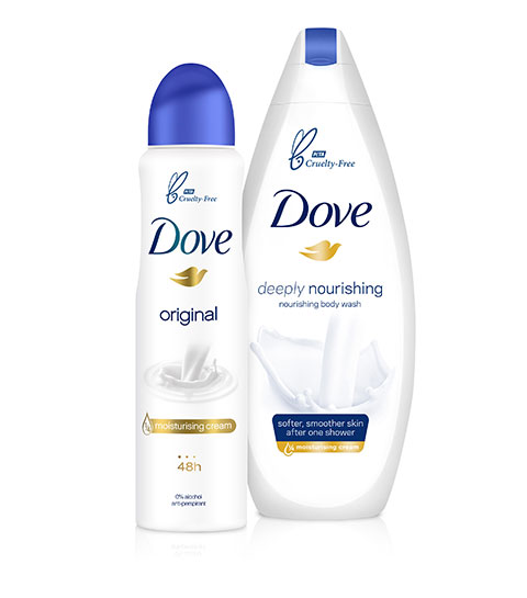 Dove obtient le label PETA Cruelty Free sur tous ses produits