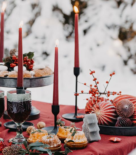 10 décorations de table express et DIY pour Noël