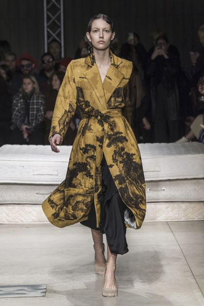 robe kimono Act n°1 fashion week Milan FW19
