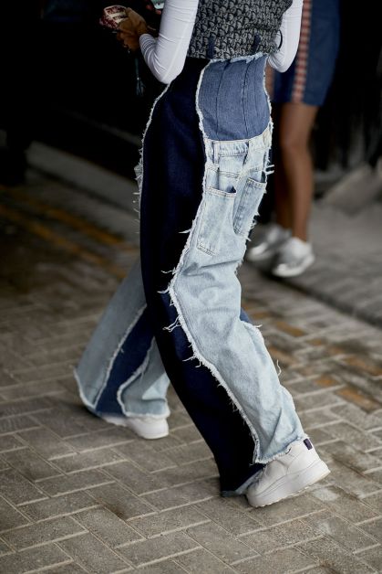jeans patchwork
