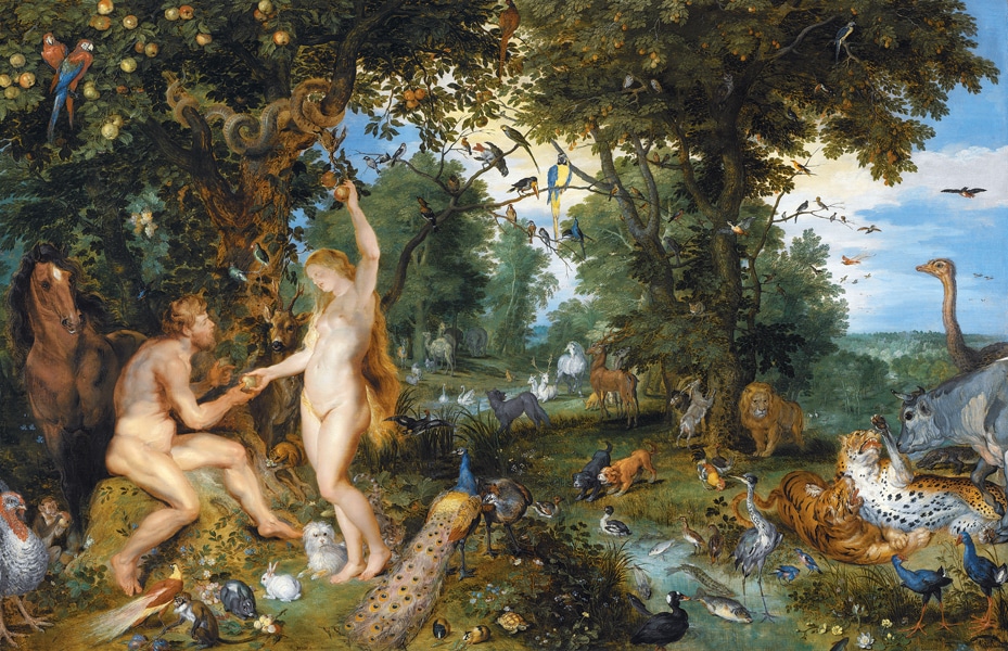 Jan Brueghel / Paul Rubens : le jardin d'Eden 1615
