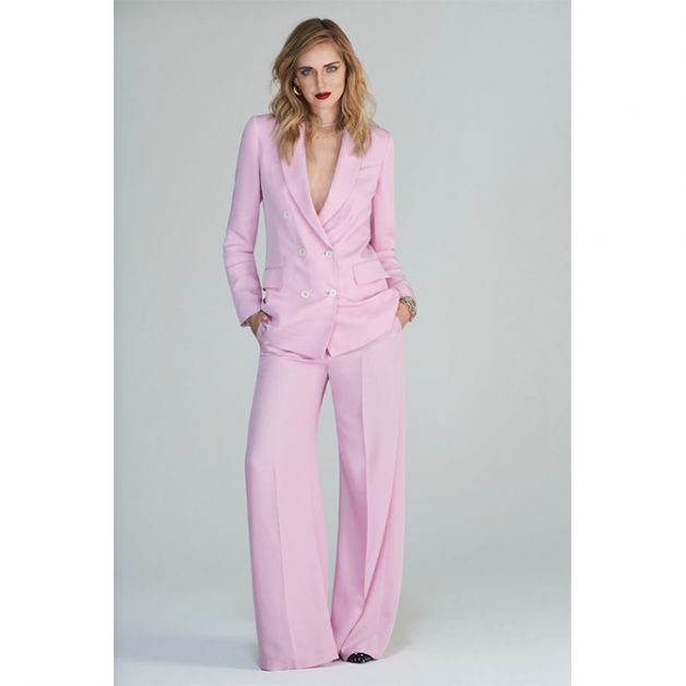 Chiara Ferragni costume rose