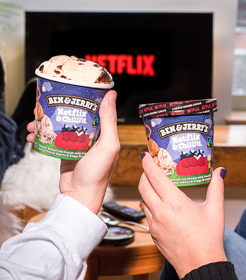 Netflix et Ben & Jerry’s signent une collab’ glacée