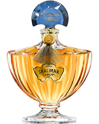 Flacon du parfum Shalimar de Guerlain.