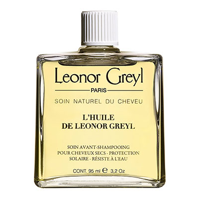 Huile de Leonor Greyl s'utilise comme soin avant-shampoing pour cheveux secs.