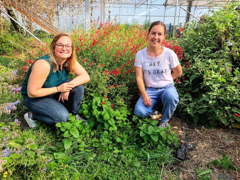 Marie et Valentine, initiatrices de l'entreprise Marie Poppies