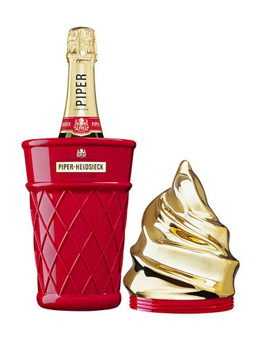 Le coffret Ice Cream Piper-Heidsieck en édition limitée.