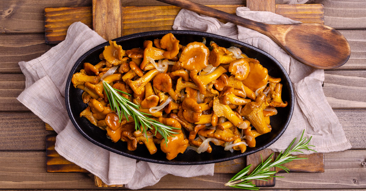 cuisiner champignons girolles