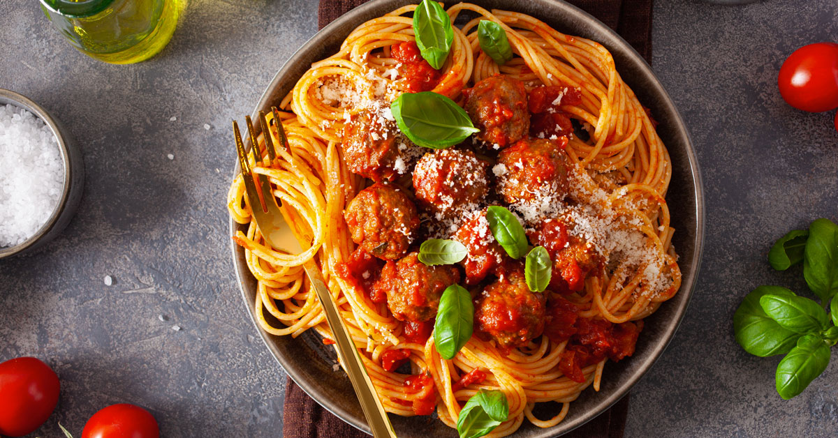 Recette Spaghetti aux boulettes et à la sauce tomate
