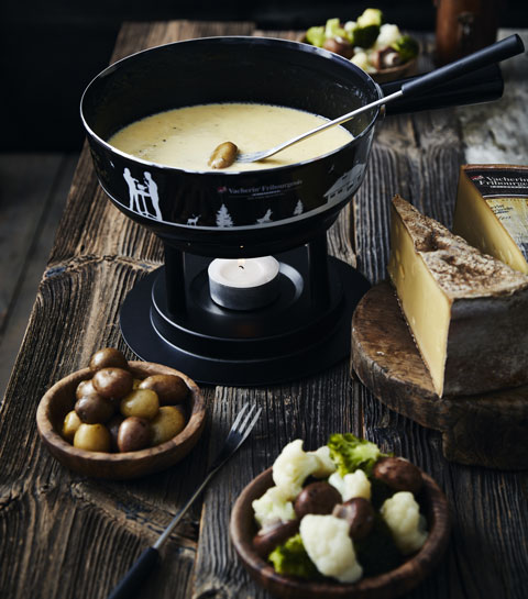 fondue au vacherin fromages de suisse