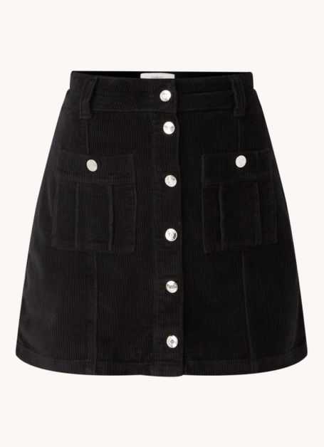 Ba&sh - Mini-jupe en velours côtelé Dora avec poches plaquées pour l' hiver - 140 €