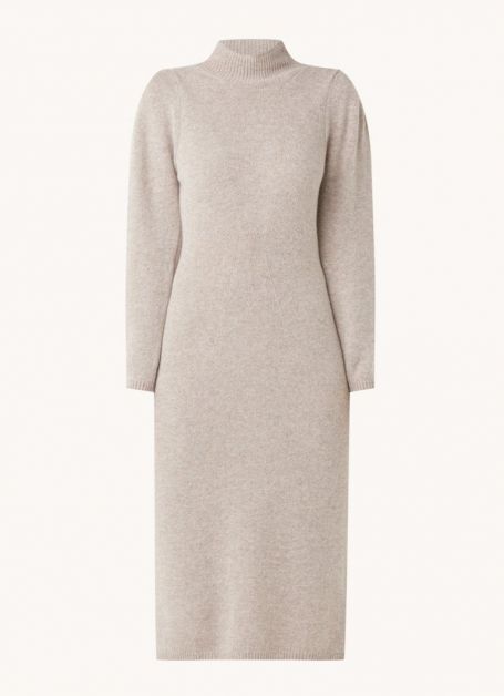 Ba&sh - Robe pull midi Felicity en laine mélangée avec col bas pour l' hiver - 260 €