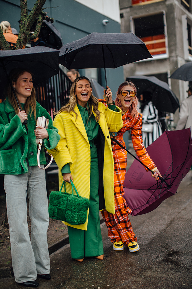 La tendance du color block à la Fashion Week de Copenhague