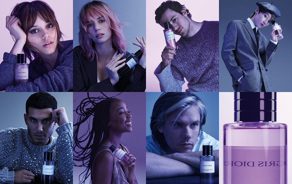 L'ensemble des artistes de la nouvelle campagne Gris Dior.