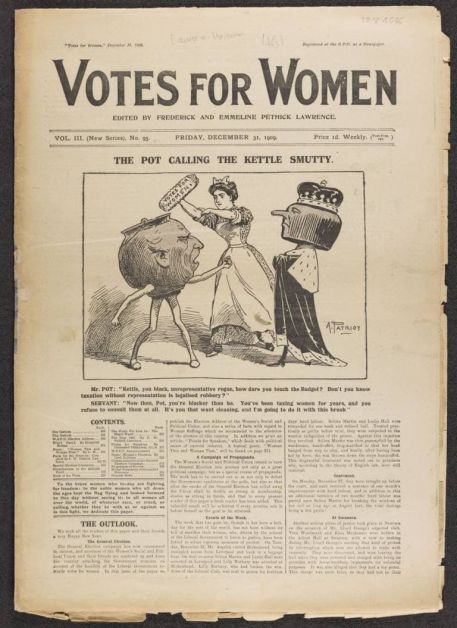 Votes for Women, le journal édité par les suffragettes