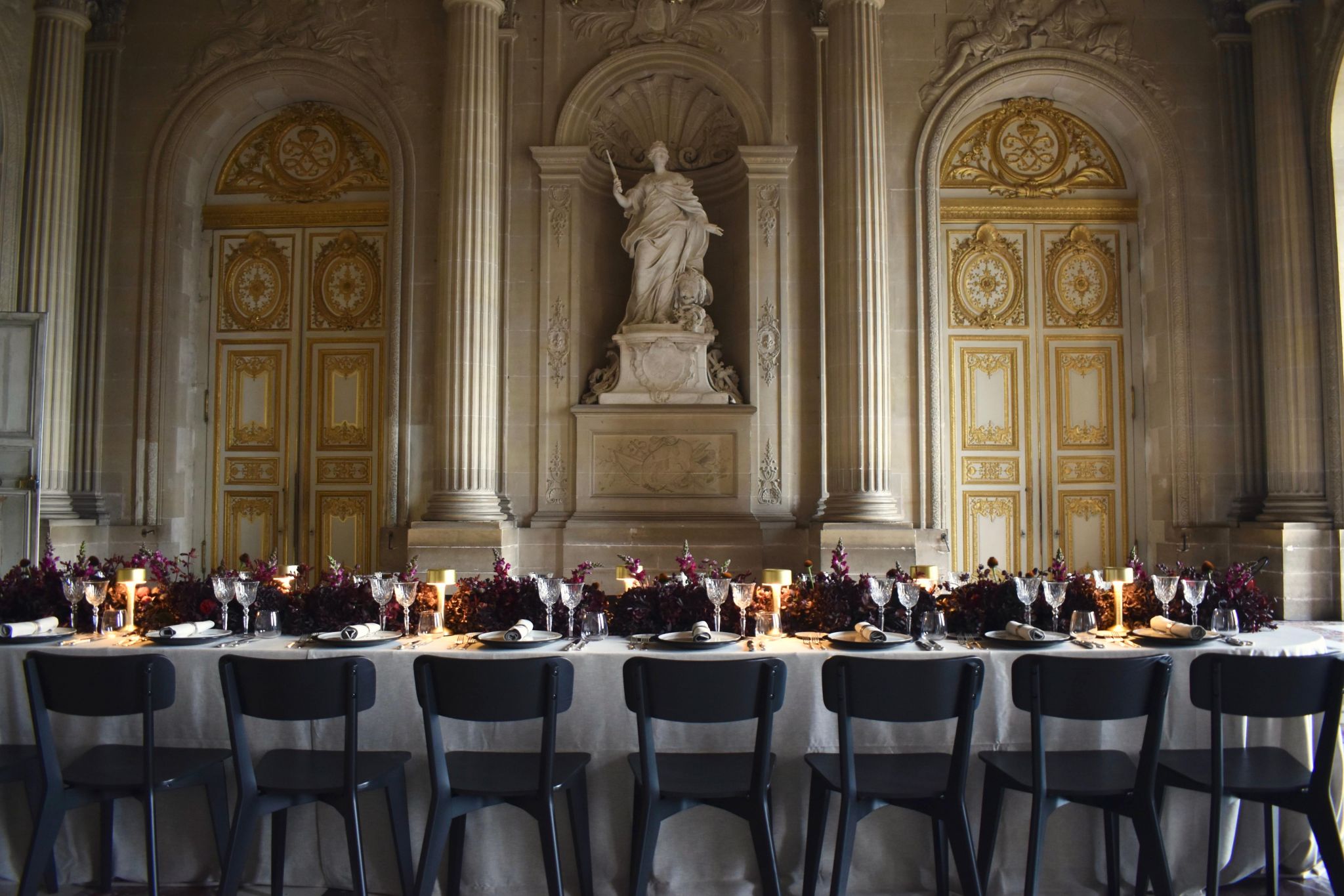 Diner privé au Château de Versailles ©Antoinette Design