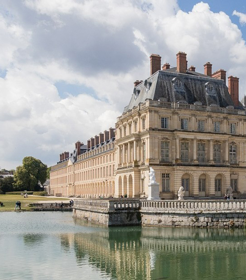 Photo du château de Fontainebleau.