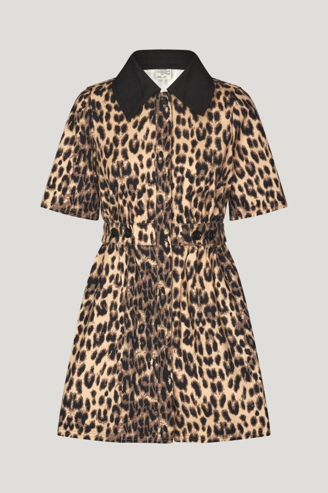 Robe à imprimé léopard