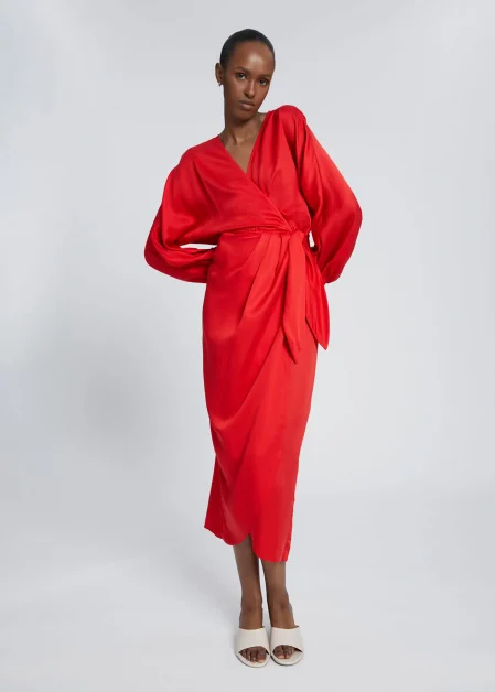 robe portefeuille rouge, & Other Stories