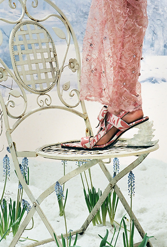 Image d'une paire de chaussures issue de la collection automne/hiver 2021 de Florentina Leitner.