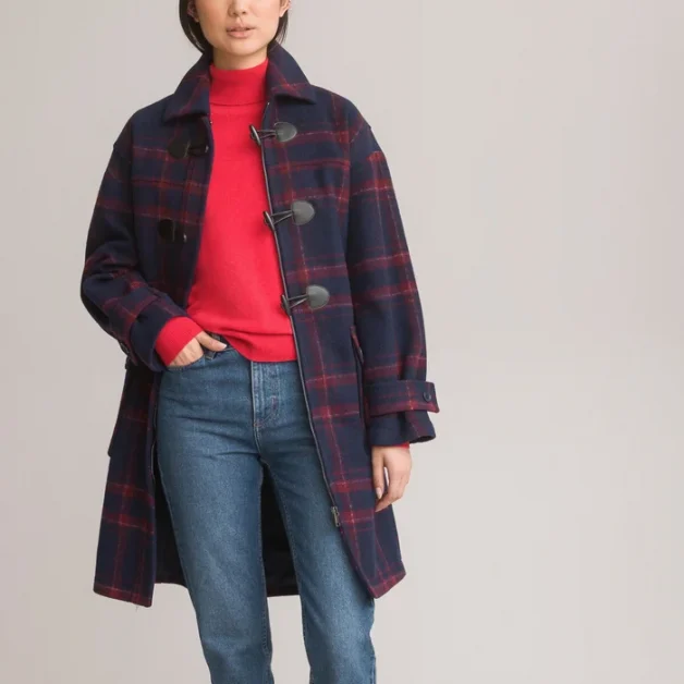 Le duffle-coat à carreaux toujours plus tendance