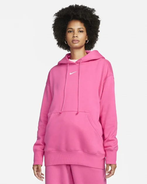 Le sweat Nike Sportswear Phoenix Fleece rose Barbie